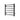 Aquaperla Matte Black heated towel rail, 6 bars, square, view 2