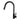 Aquaperla Matte Black Pull Out Kitchen Mixer Tap - Round Gooseneck