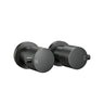 Aquaperla Matte Black Round Shower Wall Taps - Knob Handles
