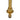 Close-up of the brushed brass finish on the Aquaperla Moon gooseneck basin mixer
