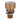 Close-up of the brushed copper finish on the Aquaperla Moon gooseneck basin mixer