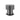 Close-up of the brushed gunmetal finish on the Aquaperla Moon knurled wall shower mixer