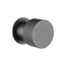 Aquaperla Moon Brushed Gunmetal knurled wall shower mixer for shower or bath