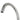 Close-up of the brushed nickel finish on the Aquaperla Moon gooseneck basin mixer