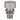Close-up of the brushed nickel finish on the Aquaperla Moon gooseneck basin mixer