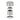 Aquaperla Moon Brushed Nickel knurled wall shower mixer parts: knurled knob, sleeve and wall flange