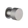 Aquaperla Moon Brushed Nickel knurled wall shower mixer for shower or bath