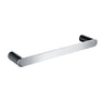 Aquaperla Rushy Black & Chrome Hand Towel Rail 300mm