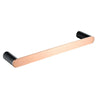 Aquaperla Rushy Black & Rose Gold Hand Towel Rail 300mm