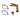 Aquaperla Rushy Brushed Brass basin mixer with flexible hoses and mounting kit included