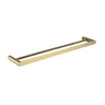 Aquaperla Rushy Brushed Brass Double Towel Rail 600mm