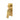 Aquaperla Rushy Brushed Brass shower wall mixer with diverter