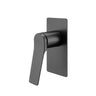 Aquaperla Rushy Brushed Gunmetal wall shower mixer for shower or bath