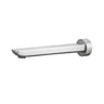 Aquaperla Rushy Brushed Nickel Bath Spout 180mm - Slim Wall Spout