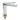 Aquaperla Rushy Chrome basin mixer tap for bathroom vanity basins