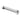 Aquaperla Rushy Chrome Bath Spout 180mm - Slim Wall Spout, view 2