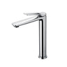 Aquaperla Rushy Chrome tall basin mixer tap for vessel and above-counter basins