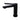 Close-up of the matte black finish on the Aquaperla Rushy basin mixer