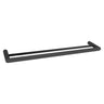 Aquaperla Rushy Matte Black Double Towel Rail 800mm