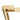 Close-up of the brushed brass finish and lever on the Aquaperla Vog tall basin mixer