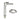 Aquaperla Vog Brushed Nickel tall basin mixer with flexible hoses and mounting kit included