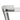 Close-up of the brushed nickel finish and lever on the Aquaperla Vog tall basin mixer