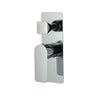 Aquaperla Vog Chrome shower wall mixer with diverter