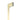 Aquaperla Vog Light Brushed Brass Single Towel Rail 800mm, view 3