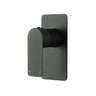 Aquaperla Vog Matte Black wall shower mixer for shower or bath