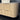 Close-up of the Artis Classic Oak fluted drawer fronts and curved end panel showing the timber grain - RJ Bathroom