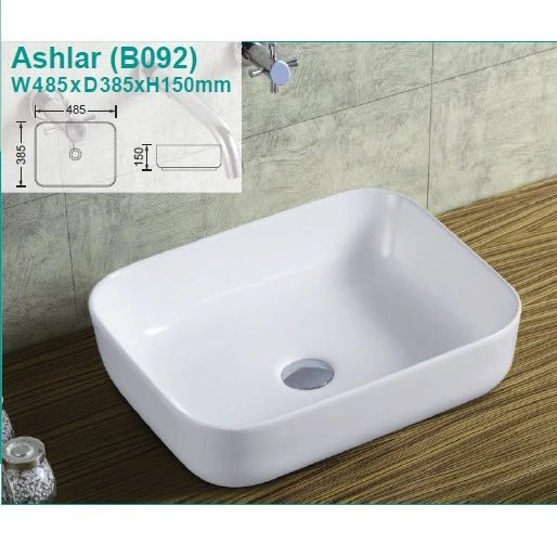 Ashlar Above Counter Matte Black Basin (Copy) - RJ Bathroom