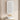 Athena rectangle LED shaving cabinet 450 x 900mm in matte white with the front LED light on, mounted above a bathroom vanity
