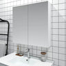 Bianca Gloss White PVC Waterproof 900mm Mirror Shaving Cabinet - RJ Bathroom