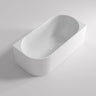 Bingie 1300mm right skirted corner bath in Gloss White