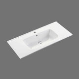 Bondi Wave Groove Fluted Wall Hung Vanity 1200mm Matte White - RJ Bathroom