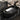 Matte black fluted above counter basin on Nero Marquina stone top, Brindabella Matte Black vanity