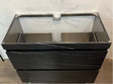 Midnight Marble Black All Drawer Stainless Steel Two Drawers Vanity 750/900/1200mm