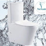 Carla Tornado Silent High End Back To Wall Ceramic Toilet Suite - RJ Bathroom
