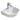 Carrida compact rounded wall hung hand basin 440mm in gloss white ceramic