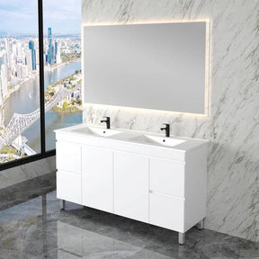 Noah 1800mm Double Bowl Freestanding Bathroom Vanity - RJ Bathroom