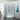 Chrome curved round corner shower screen with two sliding doors that open from the centre