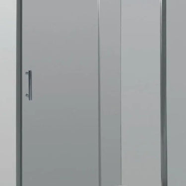 Chrome Semi Frameless Wall to Wall Sliding Door Shower Screen - RJ Bathroom
