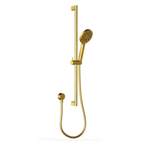 Cora Brushed Gold Hand Shower Rail Set - RJ Bathroom