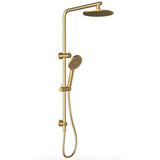 Cora Brushed Gold Multi - Function Shower Rail Set - RJ Bathroom