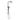 Cora Matte Black twin shower rail set with 200mm round overhead and three-function hand shower