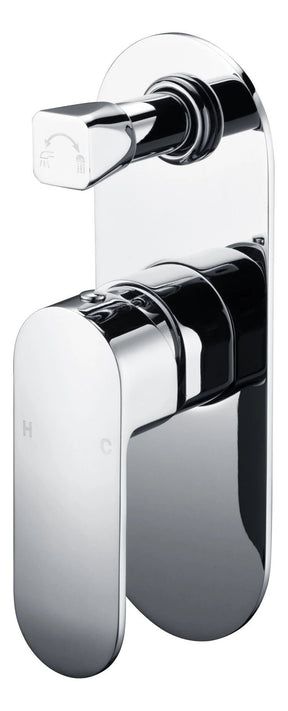 Cora Wall Mixer with Diverter Chrome - RJ Bathroom
