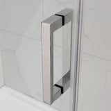 Covey Brushed Nickel Frameless Sliding Wall to Wall Shower Screen - RJ Bathroom