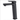 Eden Soft Square High Rise Basin Mixer Matt Black - RJ Bathroom