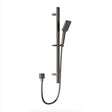 Eden Square finish Round Sliding Shower Set Gun Metal - RJ Bathroom