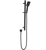 Eden Square finish Round Sliding Shower Set Matte Black - RJ Bathroom